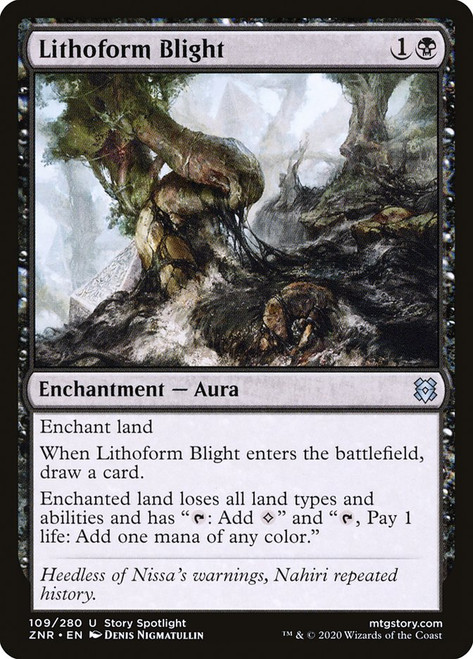 Lithoform Blight\nZendikar Rising\nSingle\nMagic The Gathering