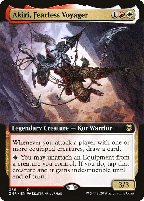 Akiri, Fearless Voyager (Extended Art)\nZendikar Rising - Variants\nSingle\nMagic The Gathering