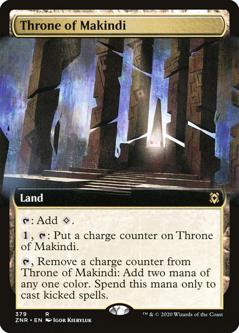 Throne of Makindi (Extended Art)\nZendikar Rising - Variants\nSingle\nMagic The Gathering