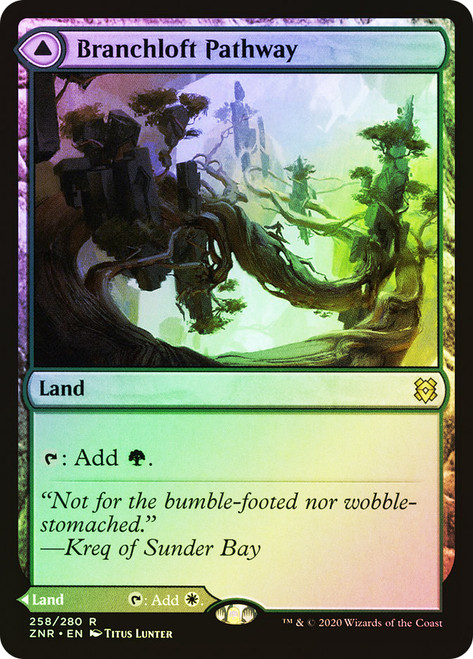 Branchloft Pathway // Boulderloft Pathway\nZendikar Rising\nSingle\nMagic The Gathering