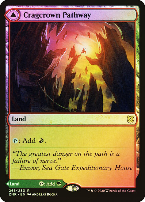 Cragcrown Pathway // Timbercrown Pathway\nZendikar Rising\nSingle\nMagic The Gathering