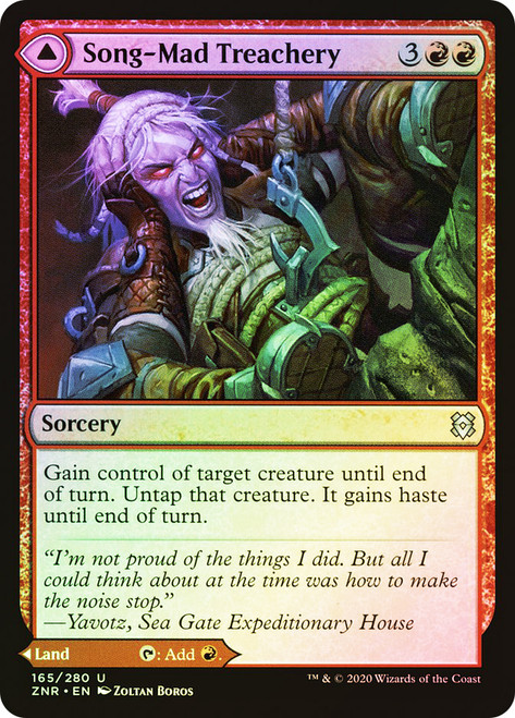 Song-Mad Treachery // Song-Mad Ruins\nZendikar Rising\nSingle\nMagic The Gathering
