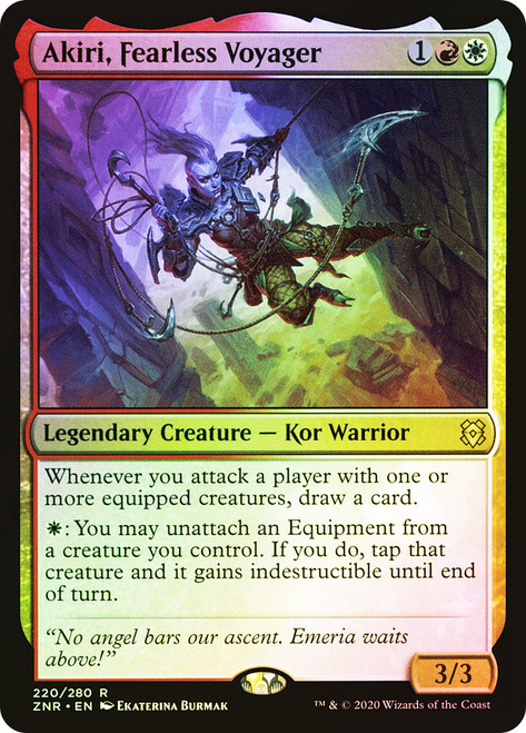 Akiri, Fearless Voyager\nZendikar Rising\nSingle\nMagic The Gathering