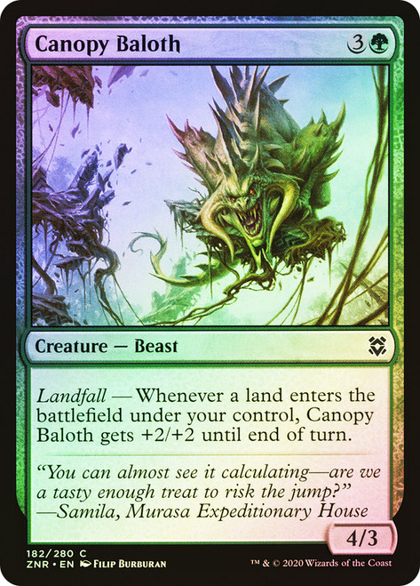 Canopy Baloth\nZendikar Rising\nSingle\nMagic The Gathering