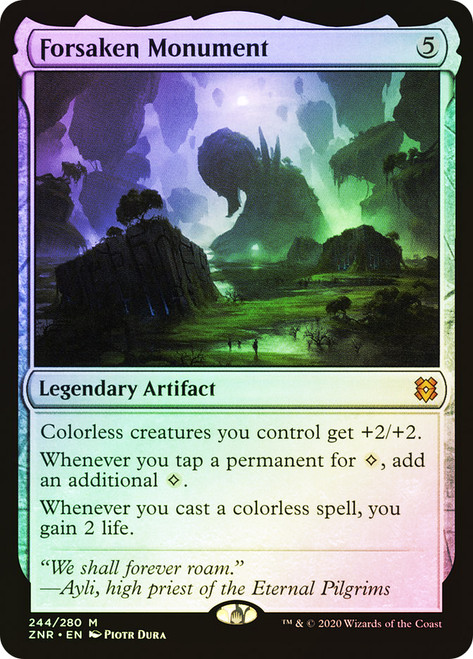 Forsaken Monument\nZendikar Rising\nSingle\nMagic The Gathering