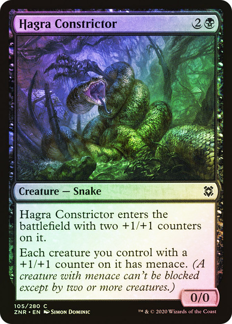 Hagra Constrictor\nZendikar Rising\nSingle\nMagic The Gathering
