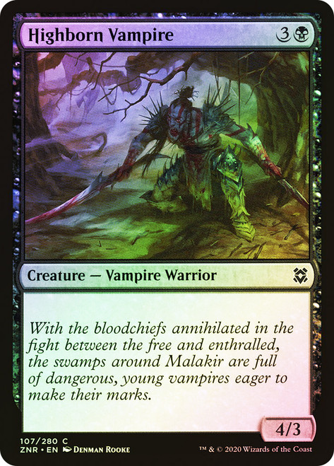 Highborn Vampire\nZendikar Rising\nSingle\nMagic The Gathering