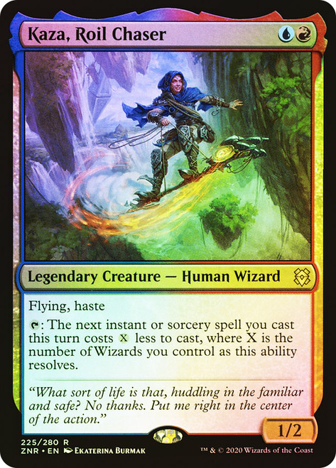 Kaza, Roil Chaser\nZendikar Rising\nSingle\nMagic The Gathering