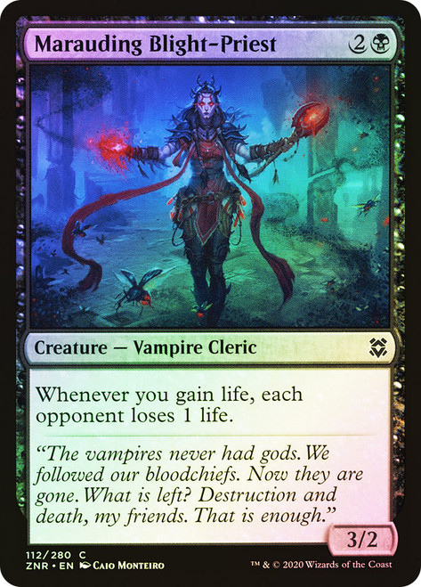 Marauding Blight-Priest\nZendikar Rising\nSingle\nMagic The Gathering