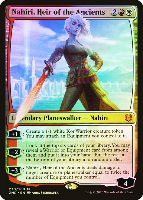 Nahiri, Heir of the Ancients\nZendikar Rising\nSingle\nMagic The Gathering