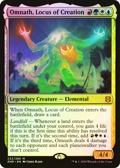 Omnath, Locus of Creation\nZendikar Rising\nSingle\nMagic The Gathering