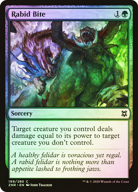 Rabid Bite\nZendikar Rising\nSingle\nMagic The Gathering