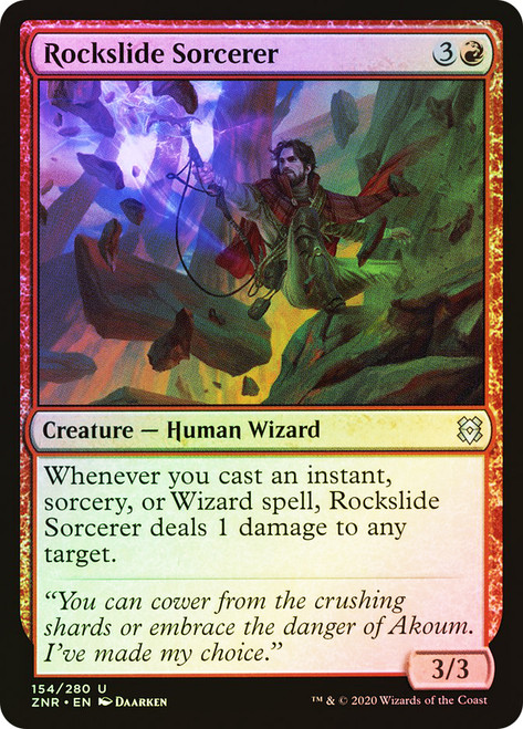 Rockslide Sorcerer\nZendikar Rising\nSingle\nMagic The Gathering