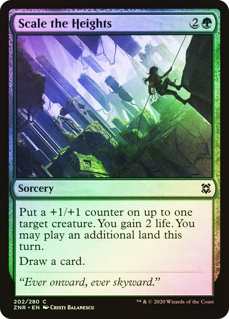 Scale the Heights\nZendikar Rising\nSingle\nMagic The Gathering