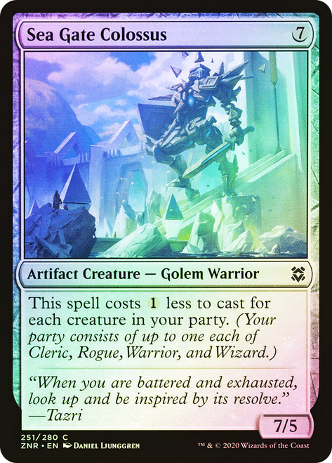 Sea Gate Colossus\nZendikar Rising\nSingle\nMagic The Gathering