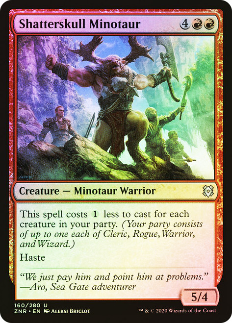 Shatterskull Minotaur\nZendikar Rising\nSingle\nMagic The Gathering