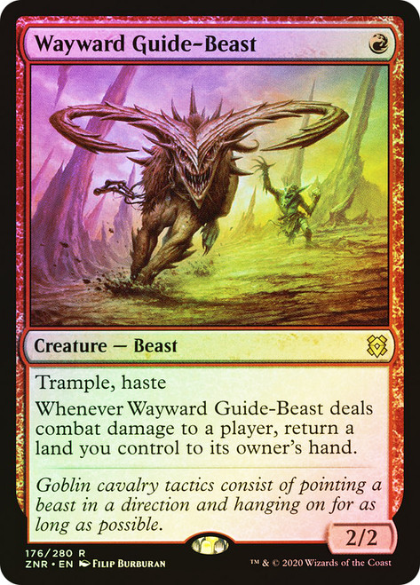 Wayward Guide-Beast\nZendikar Rising\nSingle\nMagic The Gathering