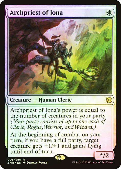 Archpriest of Iona\nZendikar Rising\nSingle\nMagic The Gathering