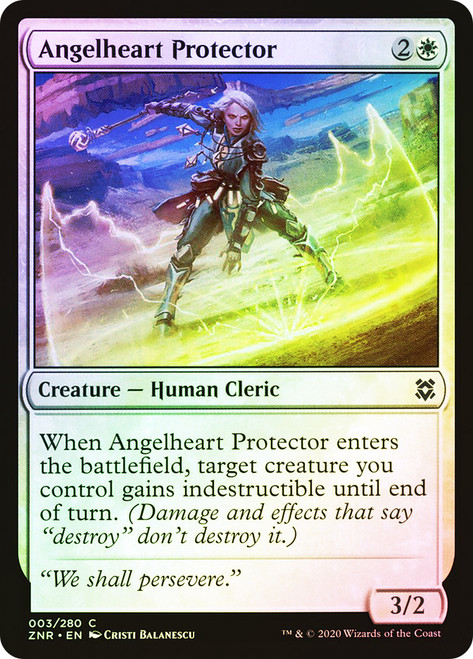 Angelheart Protector\nZendikar Rising\nSingle\nMagic The Gathering