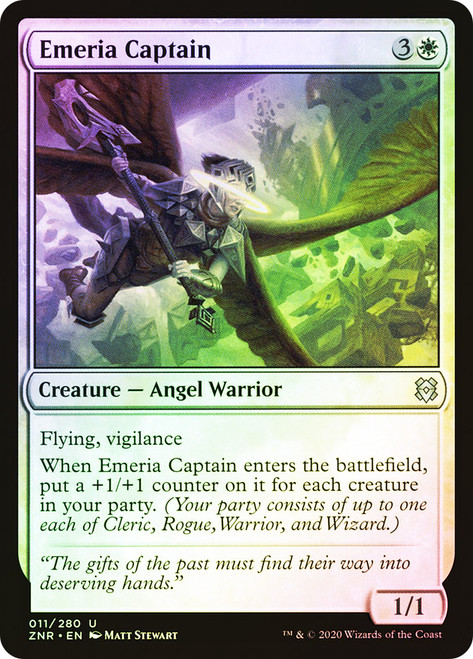 Emeria Captain\nZendikar Rising\nSingle\nMagic The Gathering