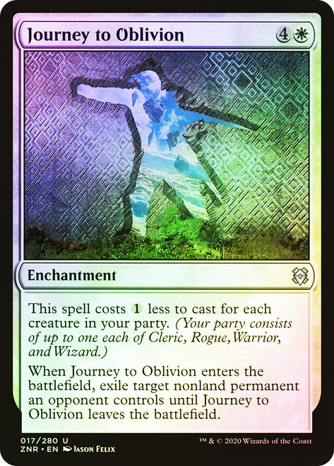 Journey to Oblivion\nZendikar Rising\nSingle\nMagic The Gathering