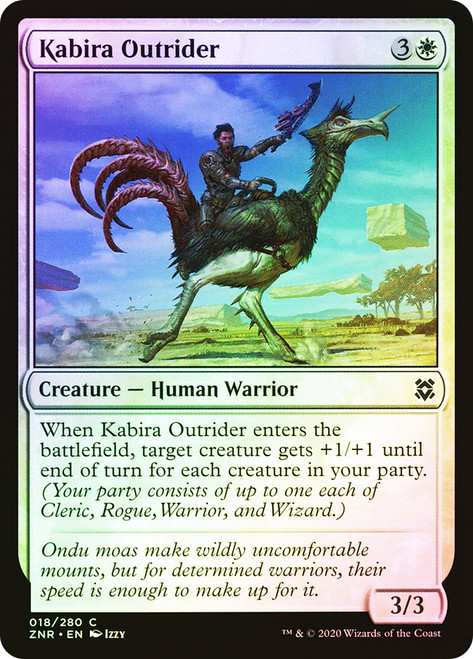 Kabira Outrider\nZendikar Rising\nSingle\nMagic The Gathering