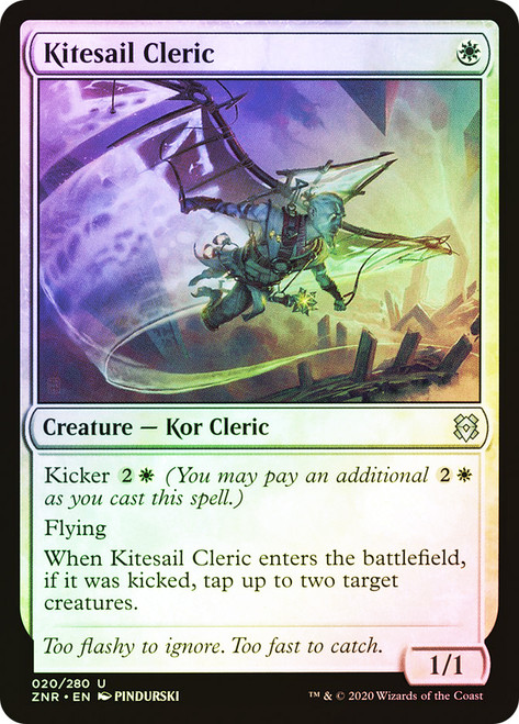 Kitesail Cleric\nZendikar Rising\nSingle\nMagic The Gathering