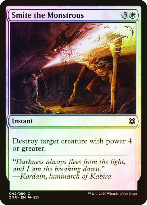 Smite the Monstrous\nZendikar Rising\nSingle\nMagic The Gathering