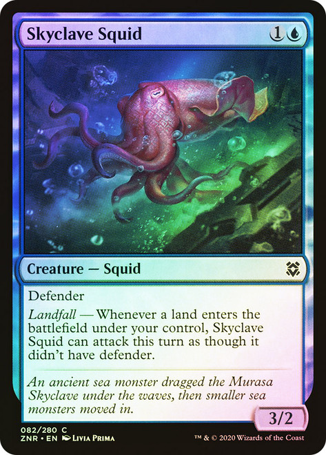 Skyclave Squid\nZendikar Rising\nSingle\nMagic The Gathering