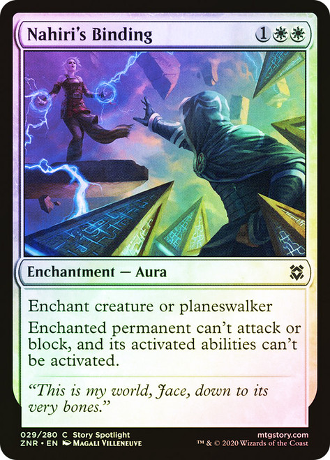 Nahiri's Binding\nZendikar Rising\nSingle\nMagic The Gathering