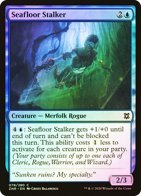 Seafloor Stalker\nZendikar Rising\nSingle\nMagic The Gathering
