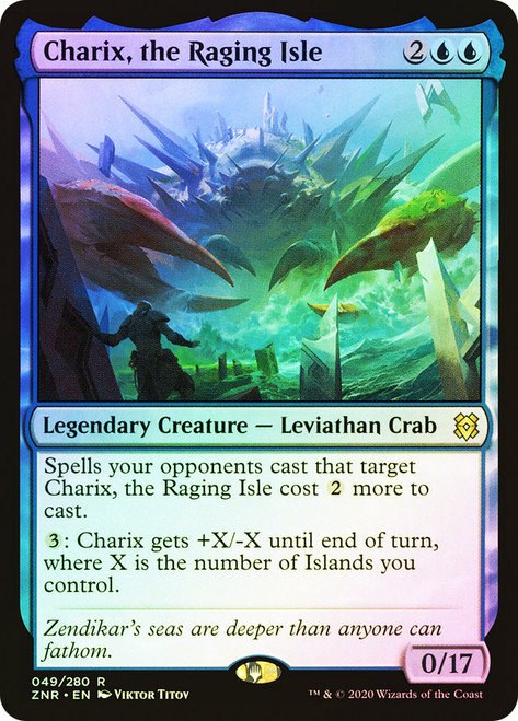 Charix, the Raging Isle\nZendikar Rising\nSingle\nMagic The Gathering