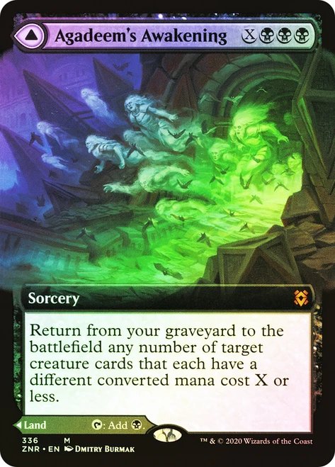Agadeem's Awakening // Agadeem, the Undercrypt (Extended Art)\nZendikar Rising - Variants\nSingle\nMagic The Gathering