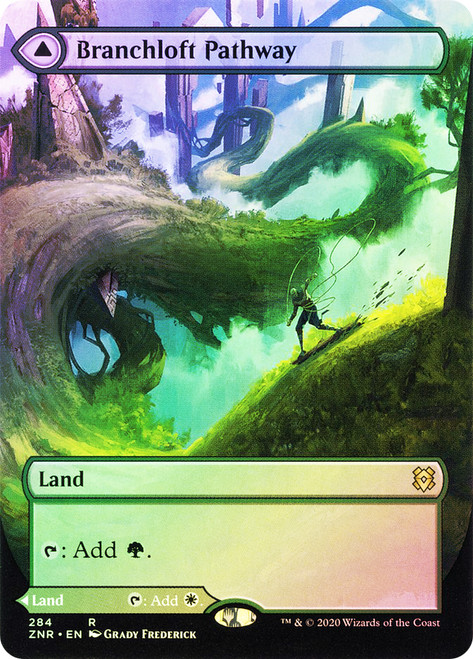 Branchloft Pathway // Boulderloft Pathway (Borderless)\nZendikar Rising - Variants\nSingle\nMagic The Gathering
