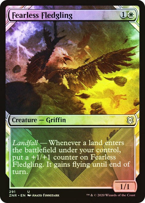 Fearless Fledgling (Showcase)\nZendikar Rising - Variants\nSingle\nMagic The Gathering