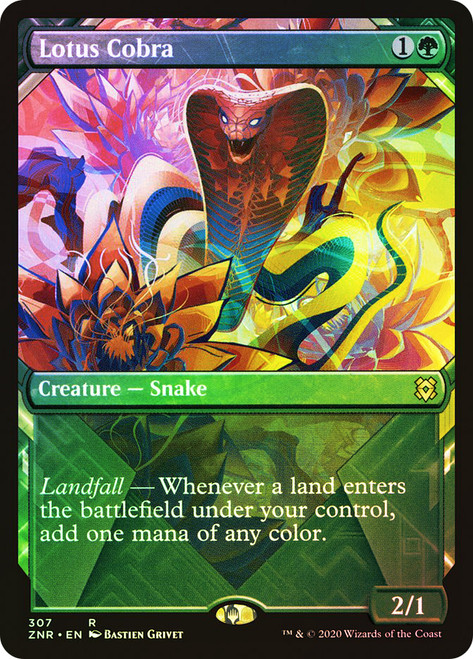 Lotus Cobra (Showcase)\nZendikar Rising - Variants\nSingle\nMagic The Gathering