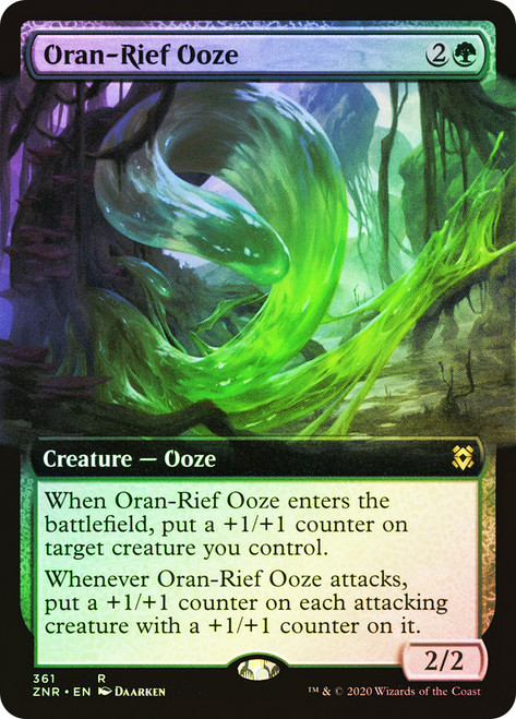 Oran-Rief Ooze (Extended Art)\nZendikar Rising - Variants\nSingle\nMagic The Gathering