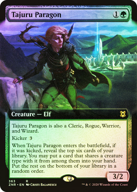 Tajuru Paragon (Extended Art)\nZendikar Rising - Variants\nSingle\nMagic The Gathering