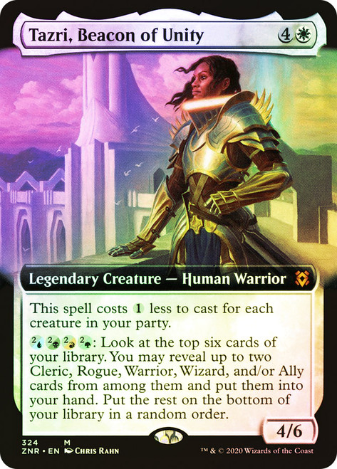 Tazri, Beacon of Unity (Extended Art)\nZendikar Rising - Variants\nSingle\nMagic The Gathering
