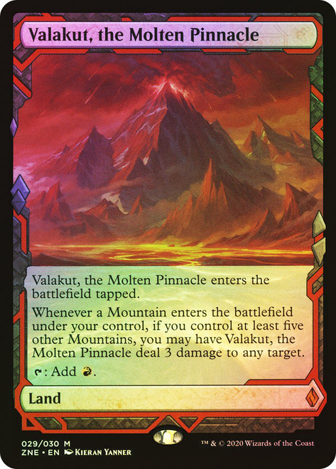 Valakut, the Molten Pinnacle\nZendikar Rising Expeditions\nSingle\nMagic The Gathering