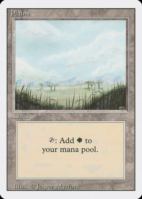 Plains (A)\n3rd Edition/Revised\nSingle\nMagic The Gathering