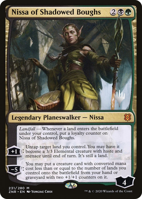 Nissa of Shadowed Boughs (Promo Pack) (Zendikar Rising) | Promo 