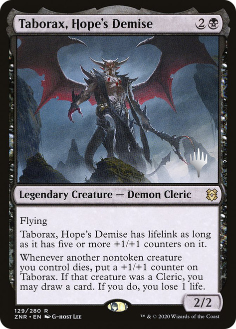 Taborax, Hope's Demise (Promo Pack) (Zendikar Rising)\nPromo: Planeswalker Stamped\nSingle\nMagic The Gathering