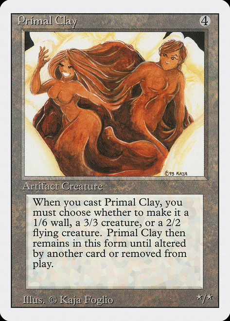 Primal Clay\n3rd Edition/Revised\nSingle\nMagic The Gathering