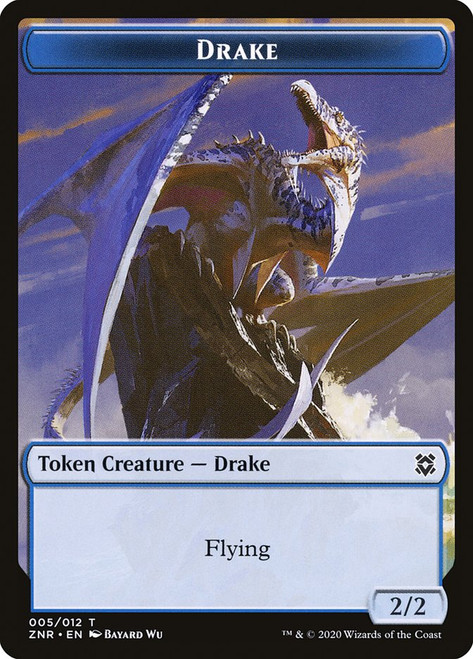{Drake Token}\nZendikar Rising\nSingle\nMagic The Gathering