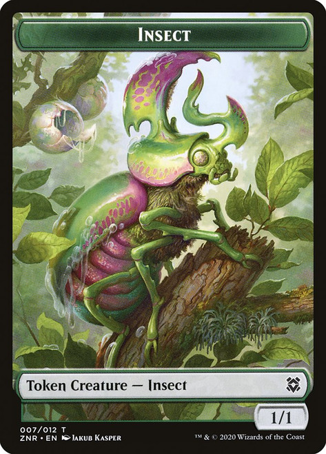 {Insect Token}\nZendikar Rising\nSingle\nMagic The Gathering