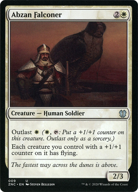 Abzan Falconer\nZendikar Rising Commander\nSingle\nMagic The Gathering
