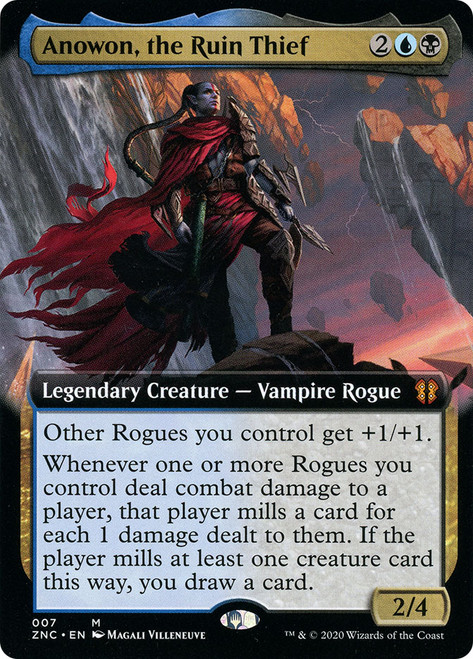 Anowon, the Ruin Thief (Extended Art)\nZendikar Rising Commander\nSingle\nMagic The Gathering
