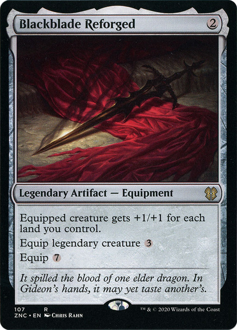 Blackblade Reforged\nZendikar Rising Commander\nSingle\nMagic The Gathering