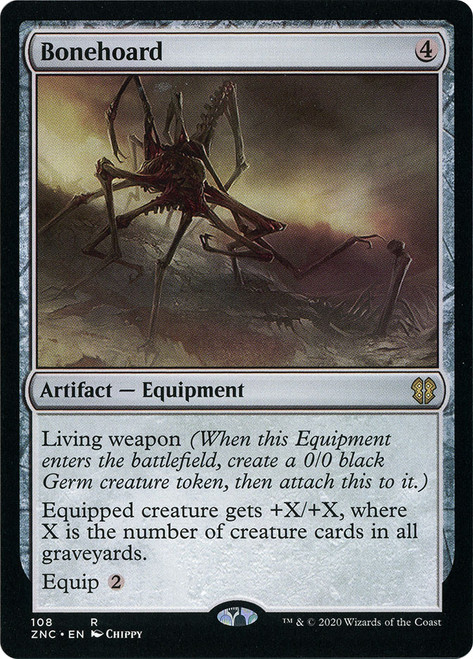 Bonehoard\nZendikar Rising Commander\nSingle\nMagic The Gathering